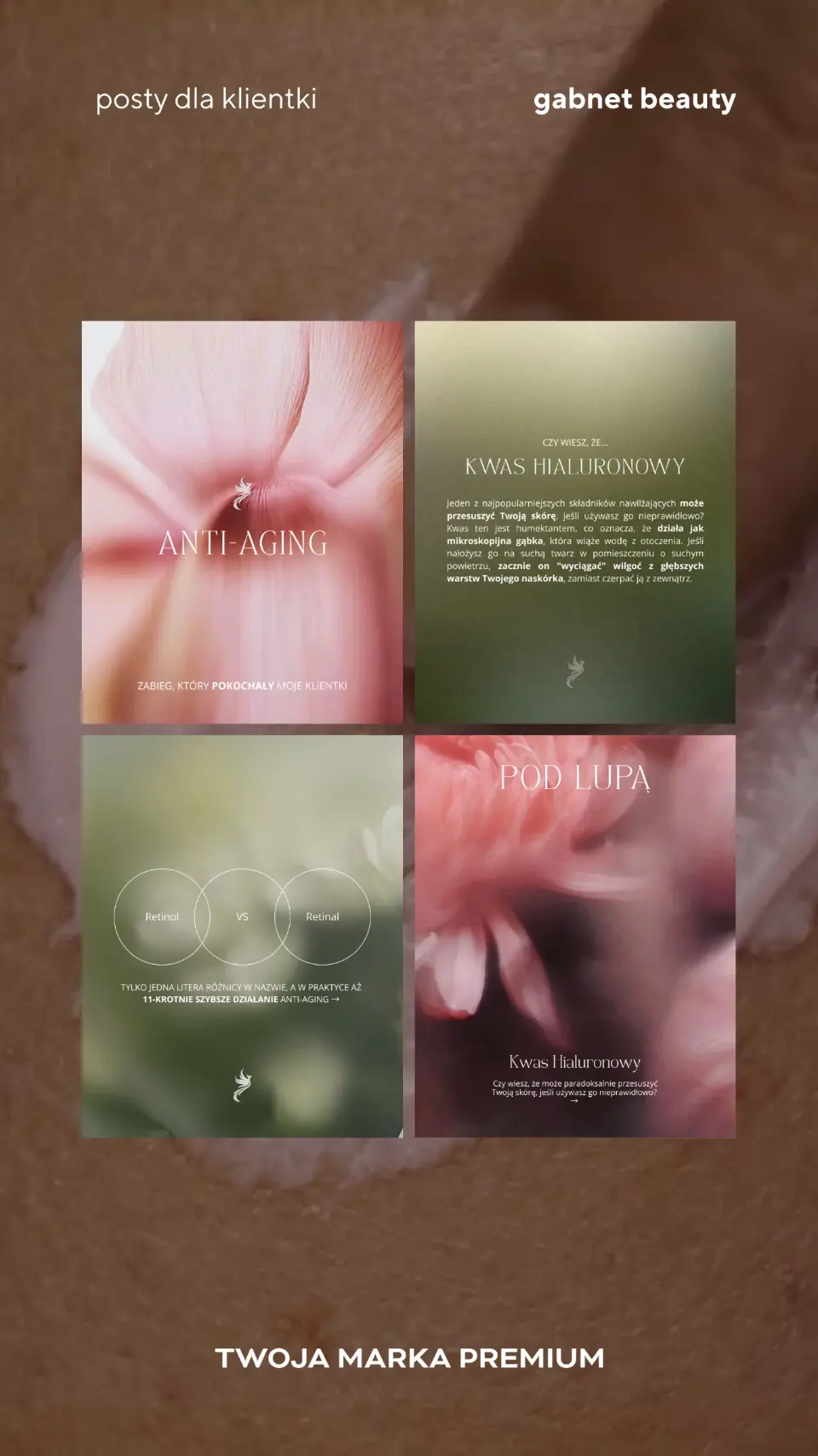 Smm design ai skin care profesjonalna pielegnacja premium nature