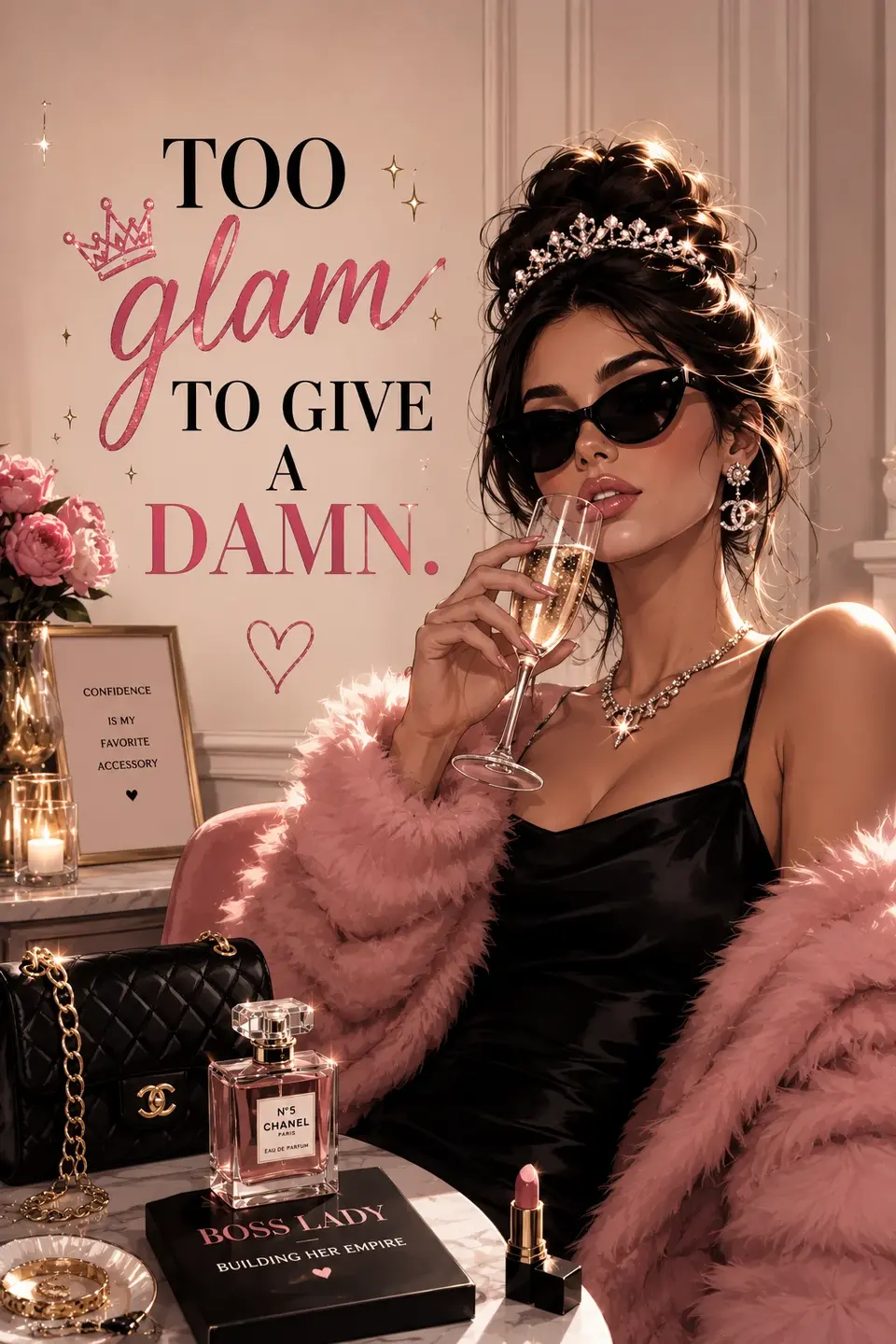 Pink Fur Evening